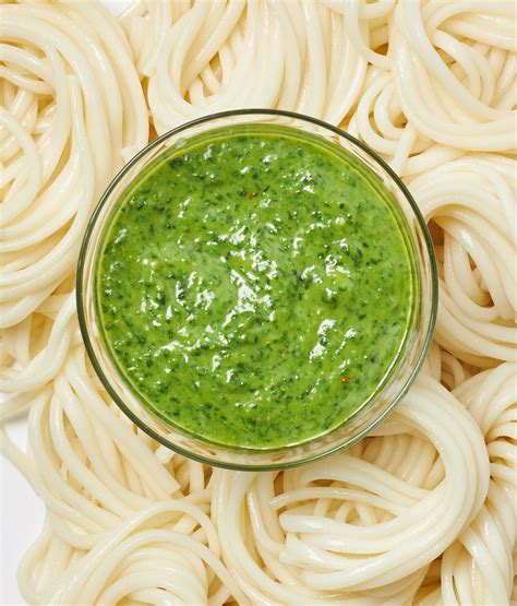 spinach-herb-miso-sauce-better-homes-gardens image