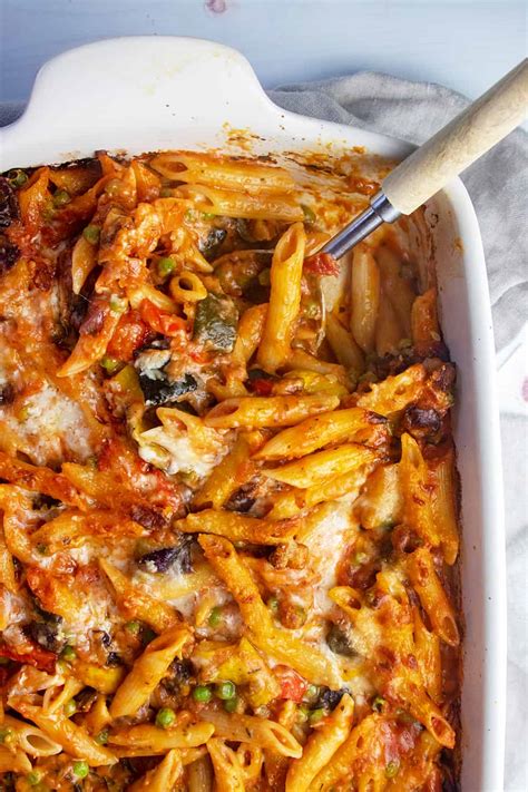 baked-penne-with-roasted-vegetables-giadzy image