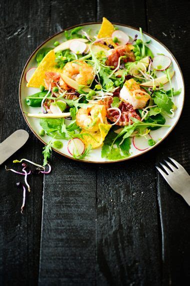 shrimp-salad-with-spinach-vinaigrette-serving image