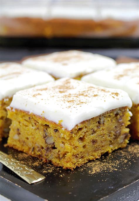 pumpkin-walnut-bars-with-cream-cheese-frosting image