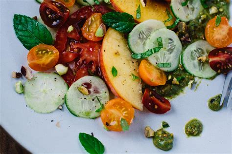 heirloom-tomato-peach-and-cucumber-salad-scaling image