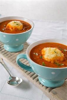 roasted-tomato-soup-with-cheese-and-herb-dumplings image