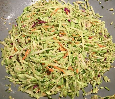 sauted-asian-broccoli-slaw-a-food-lovers-blog image
