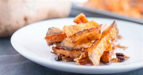 oven-baked-sweet-potato-fries-recipe-crispy-and-delicous image