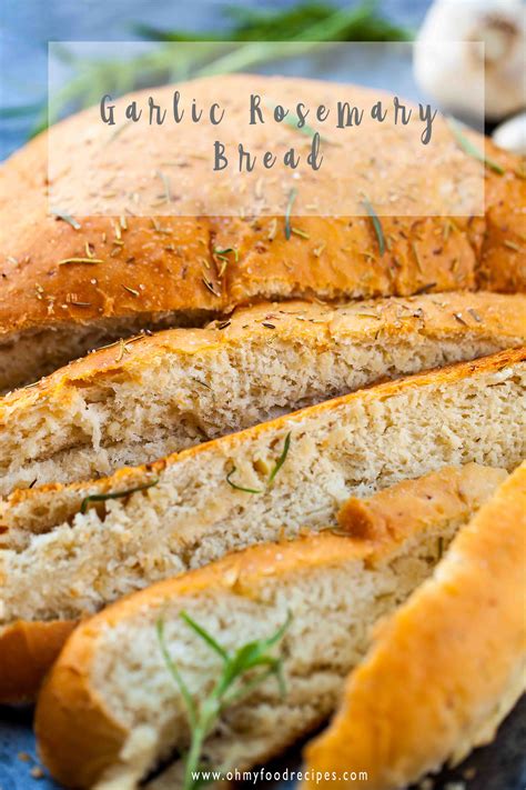 no-knead-rosemary-garlic-bread-skillet-oh-my-food image