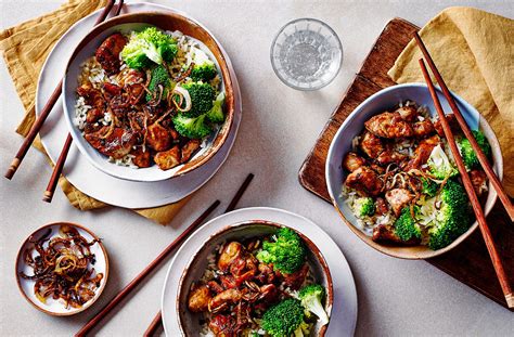 pork-teriyaki-rice-and-broccoli-pork-recipes-tesco-real image