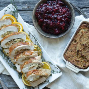 stuffed-turkey-breast-with-homemade-cranberry-sauce image
