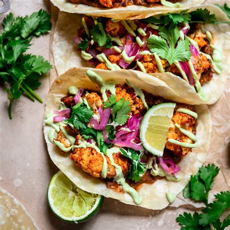 roasted-cauliflower-tacos-with-spicy-black-beans image