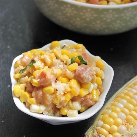 creamy-sweet-corn-with-pancetta-my-recipe-reviews image