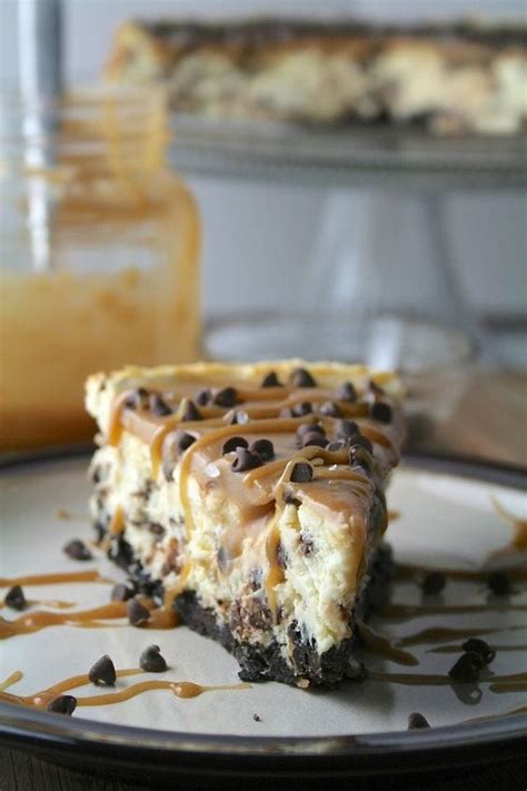 salted-caramel-chocolate-chip-cheesecake image