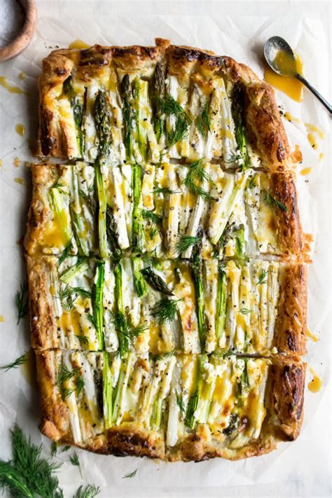 asparagus-tart-with-honey-mustard-sauce-the image