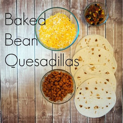 baked-bean-quesadillas-with-bushs-beans-days-of-a image
