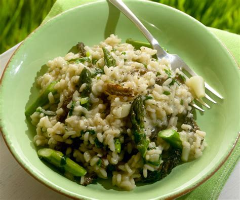 spring-risotto-with-ramps-asparagus-and-morels image