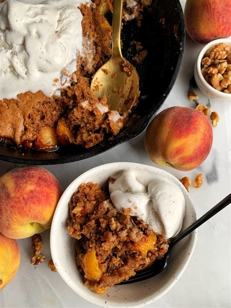 the-best-vegan-gluten-free-peach-cobbler image