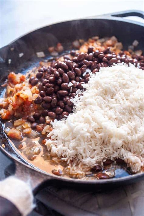 cheesy-rice-and-beans-one-skillet-easy image