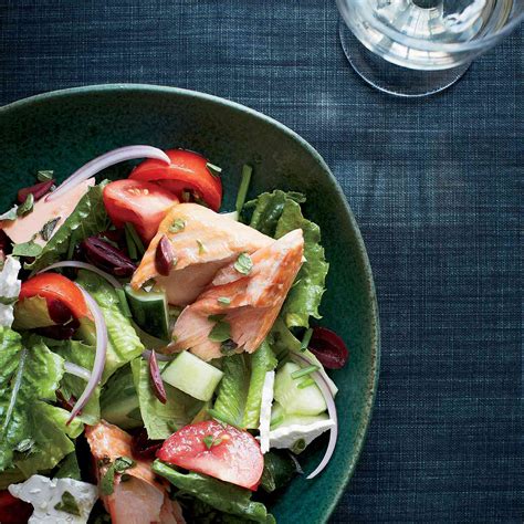 greek-salad-with-oregano-roasted-salmon-recipe-kay image