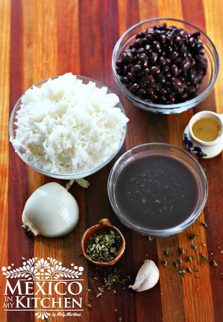 moros-y-cristianos-black-beans-and-rice-mexican image