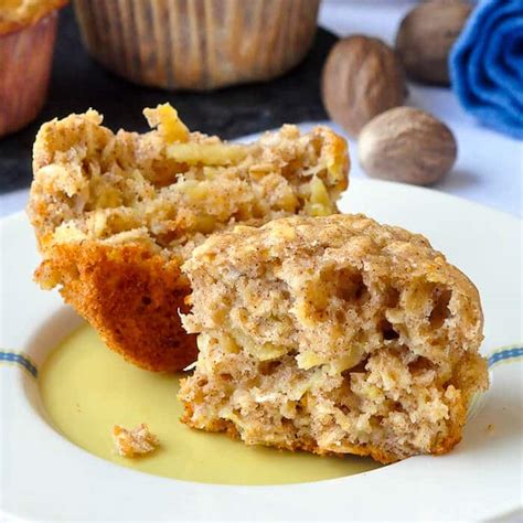 oatmeal-apple-banana-low-fat-muffins-rock image