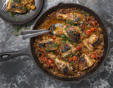 moroccan-braised-chicken-lentils-smoked-paprika-tomato image