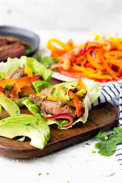 steak-fajita-lettuce-wraps-easy-peasy-meals image