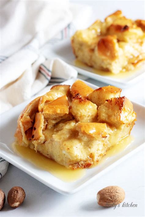 eggnog-bread-pudding-with-rum-sauce-berlys-kitchen image