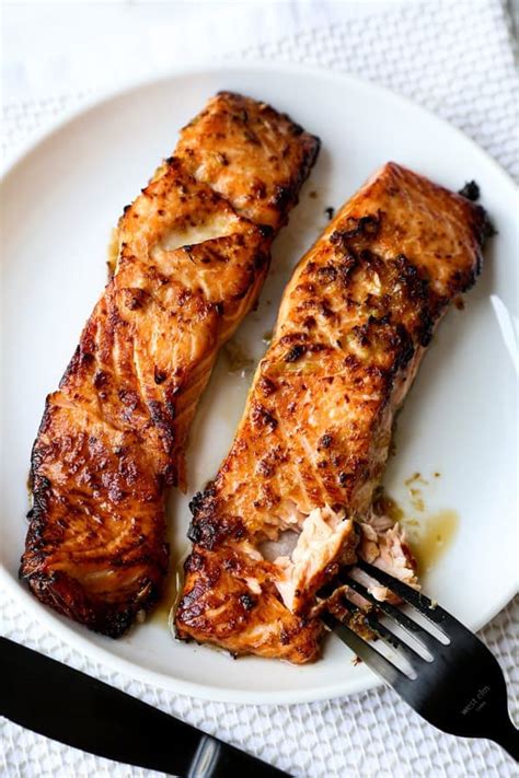 ginger-garlic-air-fryer-salmon-pickled-plum image