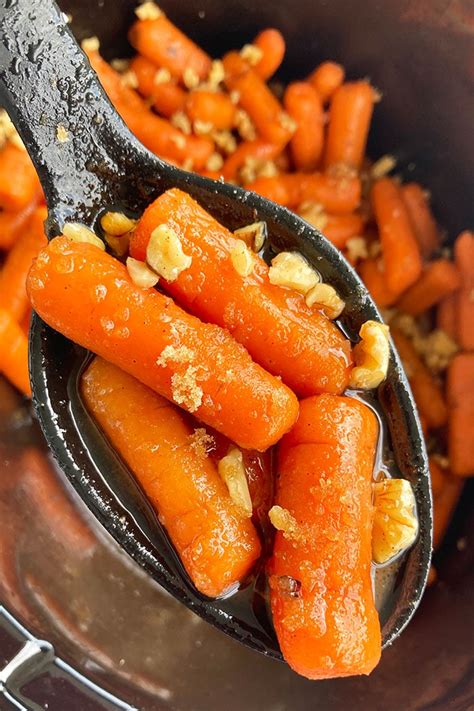 slow-cooker-candied-carrots-slow-cooker-foodie image