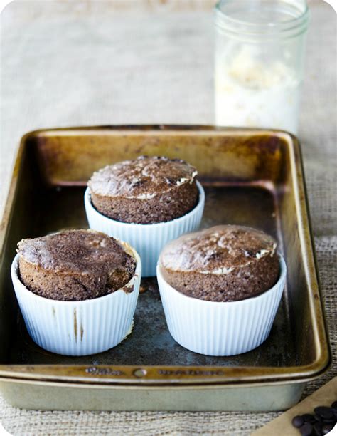dark-chocolate-souffl-with-honey-almond-cream image