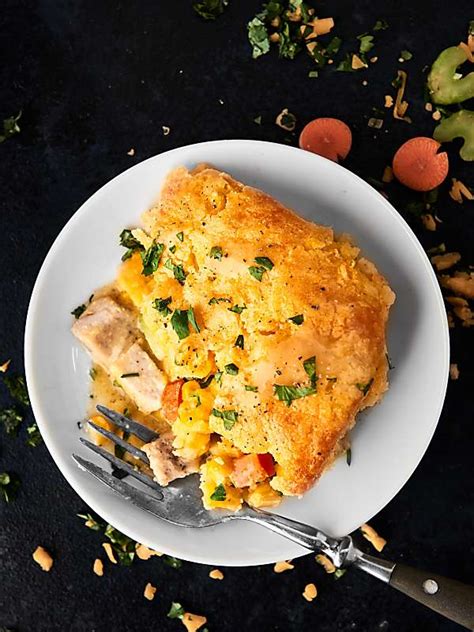 leftover-turkey-cornbread-casserole image