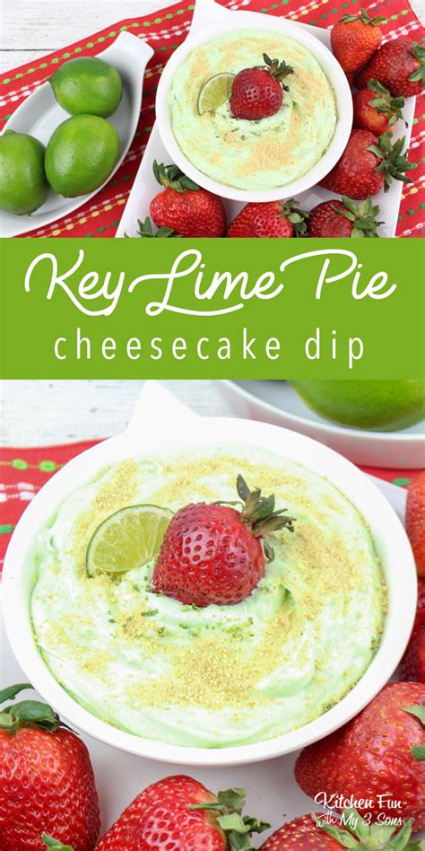 easy-key-lime-cheesecake-dip-kitchen-fun-with-my-3 image