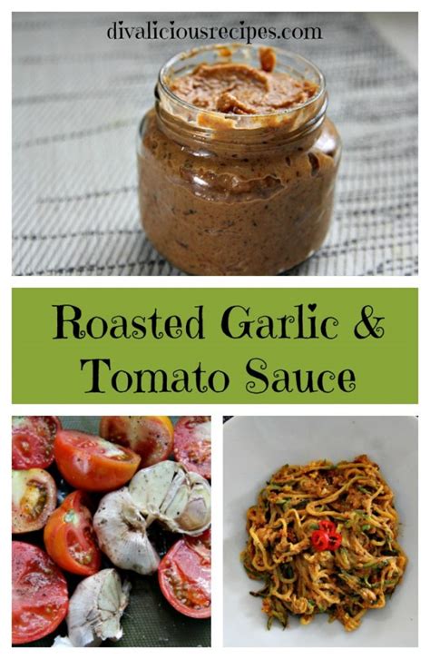 roasted-garlic-tomato-sauce-divalicious image