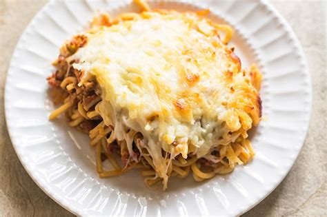 baked-spaghetti-with-sausage-thrift-and-spice image