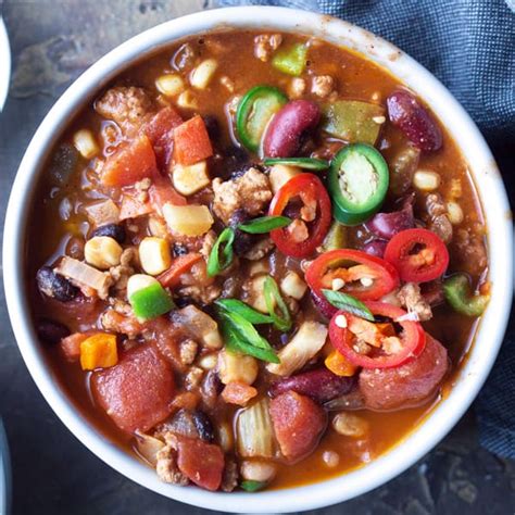 best-turkey-chili-recipe-simple-and-saucy-the-kitchen image