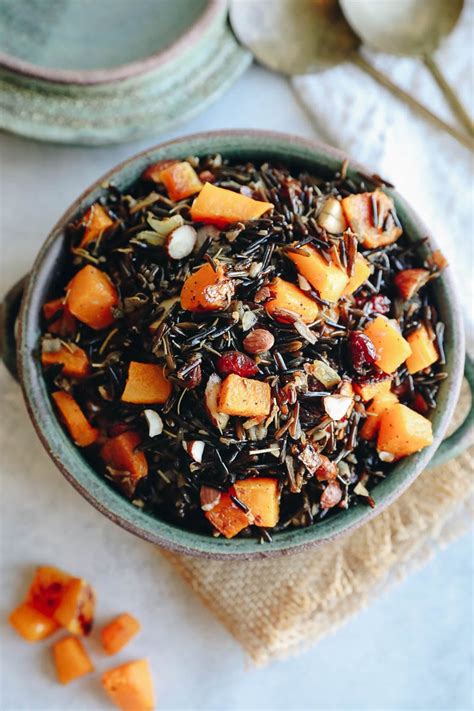 butternut-squash-and-wild-rice-pilaf-the image