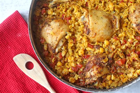one-pan-mexican-chicken-and-rice-recipe-brown-sugar-food-blog image