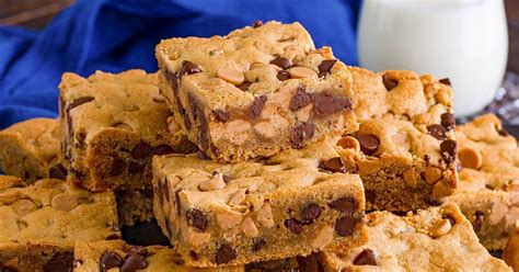 peanut-butter-chocolate-chip-cookie-bars image
