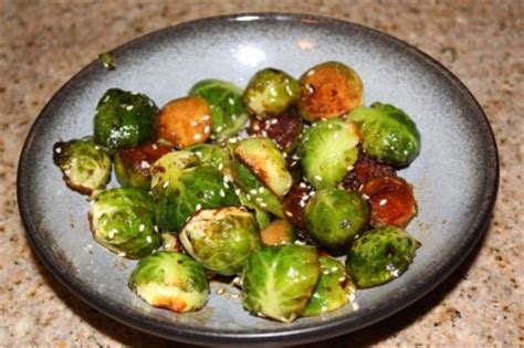 soy-sriracha-glazed-brussels-sprouts-tasty-kitchen image