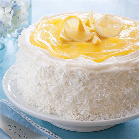 lemon-coconut-cake-paula-deen-magazine image