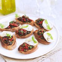 black-olive-tapenade-and-goats-cheese-croustades image