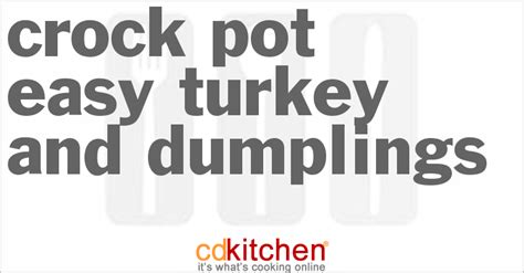 easy-crock-pot-turkey-and-dumplings image