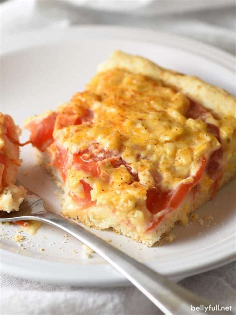 cheesy-tomato-biscuit-casserole-belly-full image