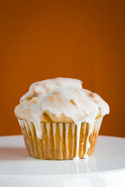 pumpkin-doughnut-muffins-with-vanilla-glaze image