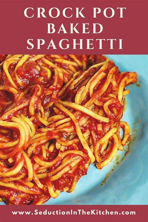 crock-pot-baked-spaghetti-easy-spaghetti image