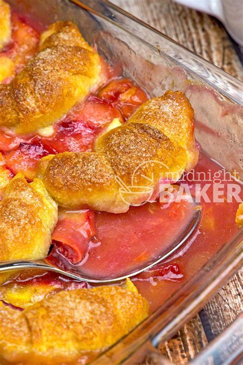 blushing-peach-crescent-roll-cobbler image