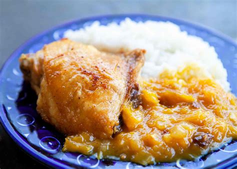 chicken-with-mango-chutney-sauce-recipe-simply image