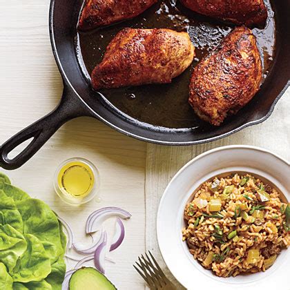 blackened-chicken-with-dirty-rice-recipe-myrecipes image