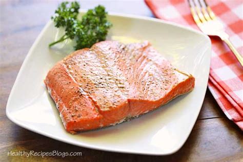 poached-salmon-recipe-white-wine-and-dill-healthy image