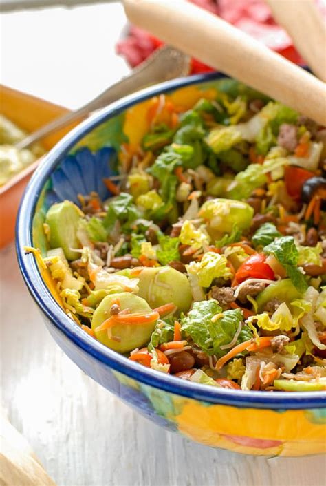 taco-salad-ole-with-avocado-tequila-lime-dressing image