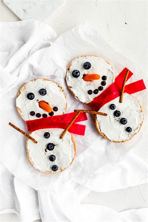 holiday-breakfast-recipe-bagel-snowman-holley-grainger image