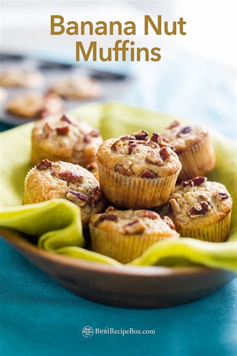 banana-nut-muffins-recipe-moist-banana-flavor-easy image